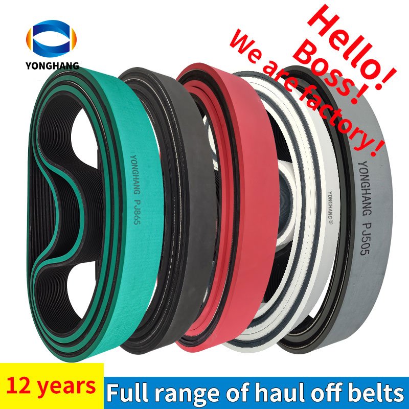 Poly V haul off belts