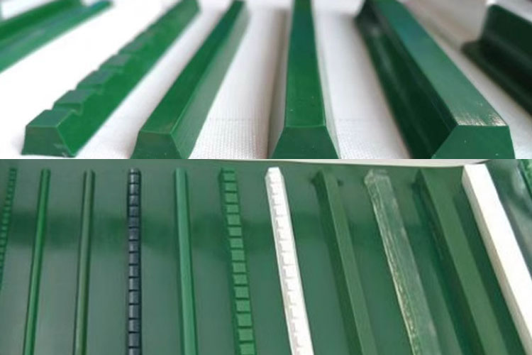How to measure the conveyor belt guide bar? 2 V-Guide