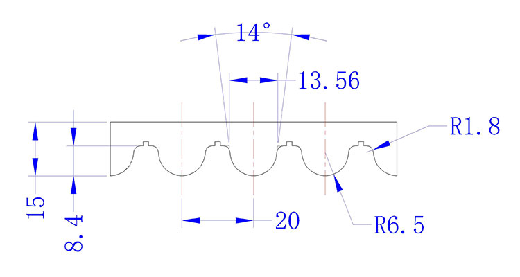 HTD20M PU Timing Belt Description