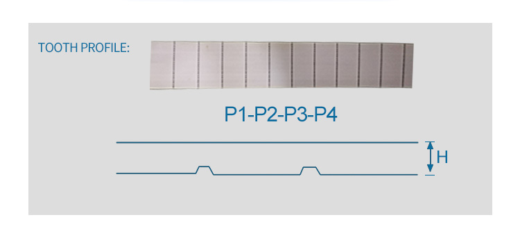 PU &Polyurethane Flat Belt P1/F1 dimension figure