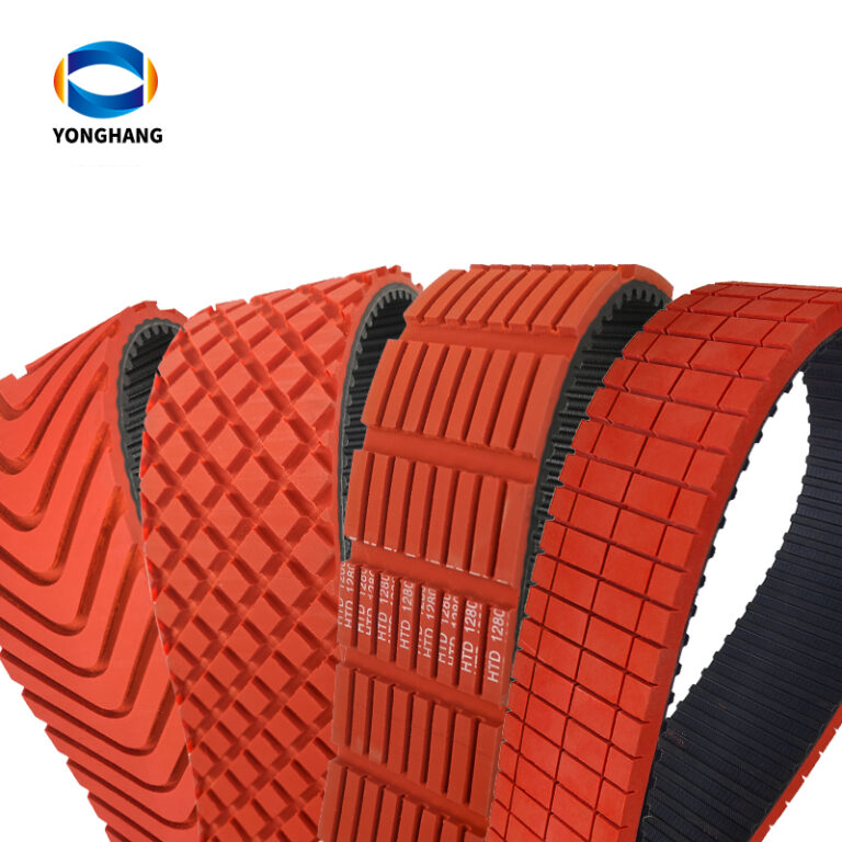 Swimming pool cleaning robot tracks belts