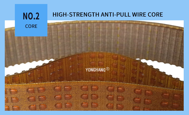 seamless sausage timing belts with  steel core