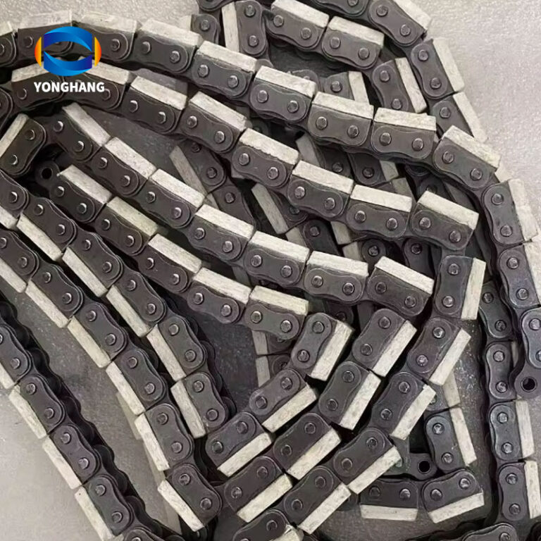 Chain with rubber pads