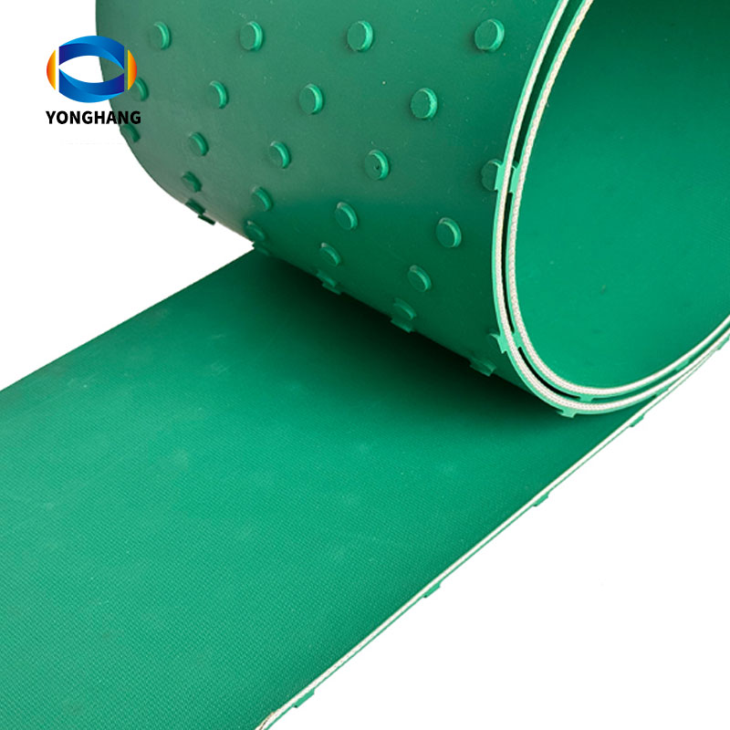Green Kit Raber Green rubber dot conveyor belt - yonghangbelt