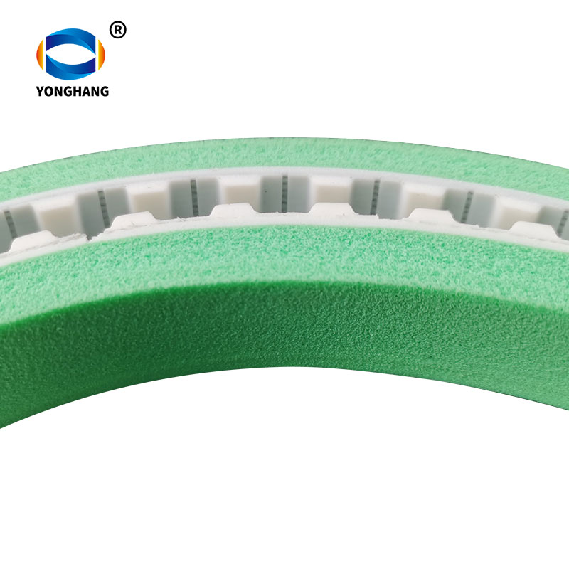 Sylomer green timing belt backing