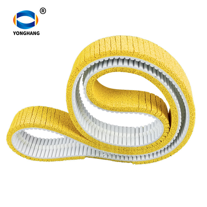 Sylomer yellow timing belt backing