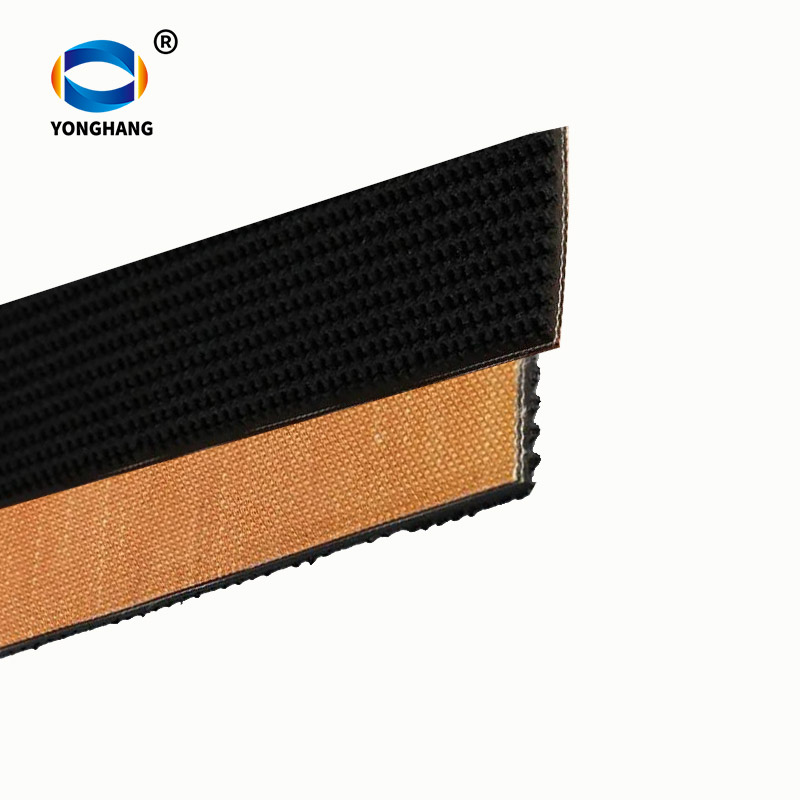 black Rubber Rough Conveyor Belt