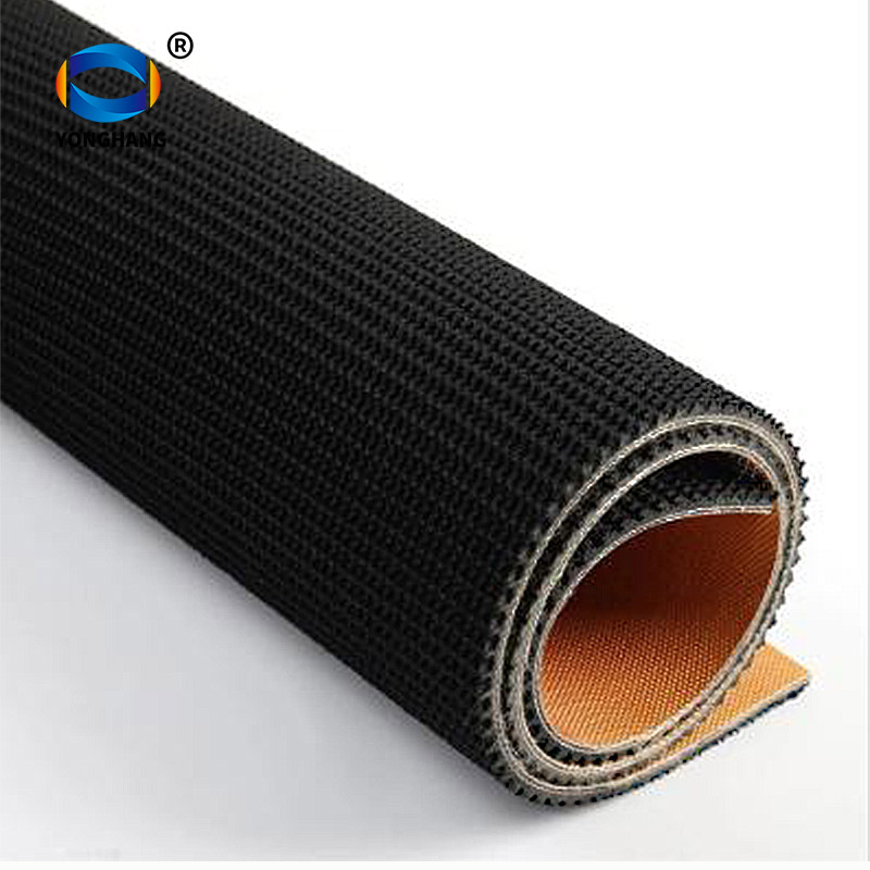black Rubber Rough Conveyor Belts