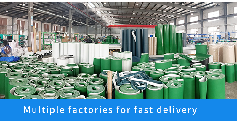 What are the precautions for using PU material easy-clean belts? 3 工厂 03