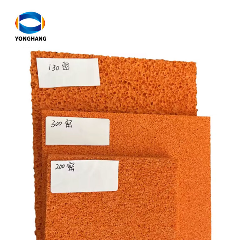 Orange rubber foam