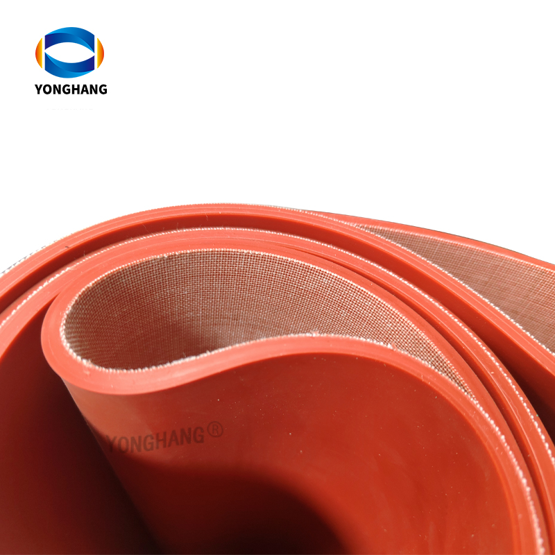 Red Silicone Conveyor Belt
