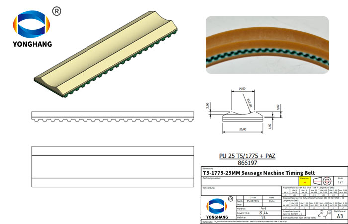 32T5 1775PAZ Sausage belt