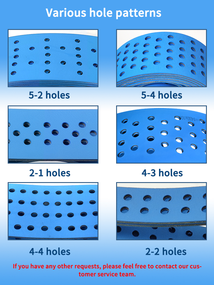 Perforated Conveyor Feeder Belts for Corrugated carton