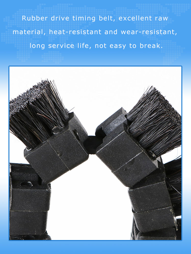 Setting Machine Printing And Dyeing Machine Accessories Belt Brush Tenter 46 36 43 40 Black Bristles 6 Stenter brushes brush belt 2