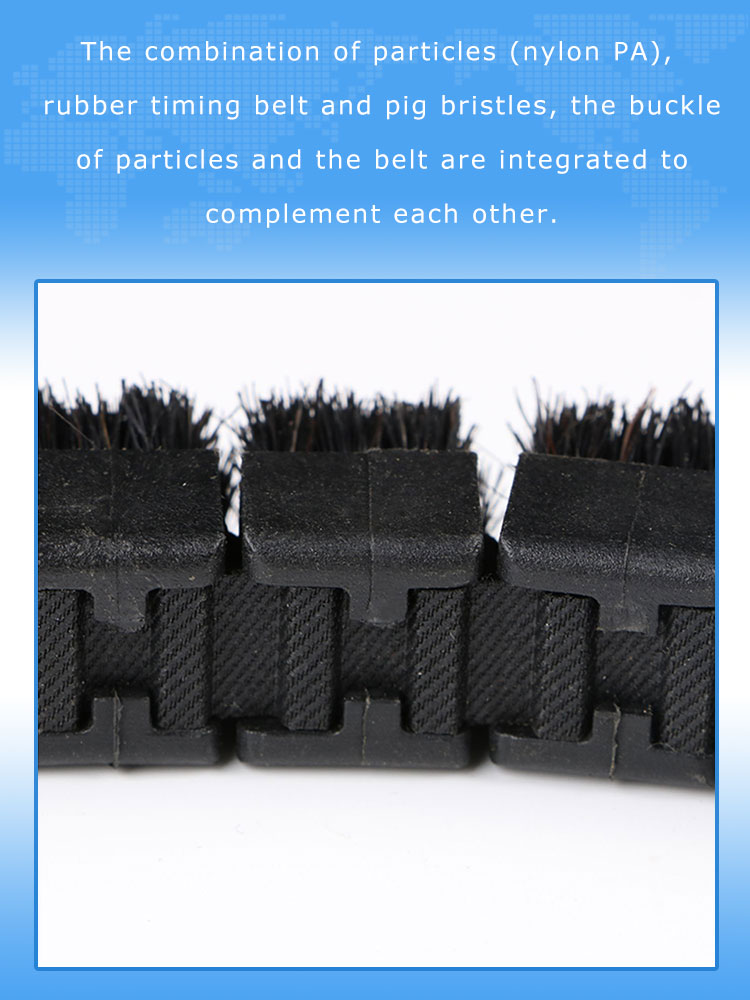 Setting Machine Printing And Dyeing Machine Accessories Belt Brush Tenter 46 36 43 40 Black Bristles 5 Stenter brushes brush belt