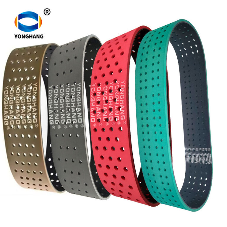 Truly Endless Perforated Rubber Flat Belts for Cardboard Packaging Feeders