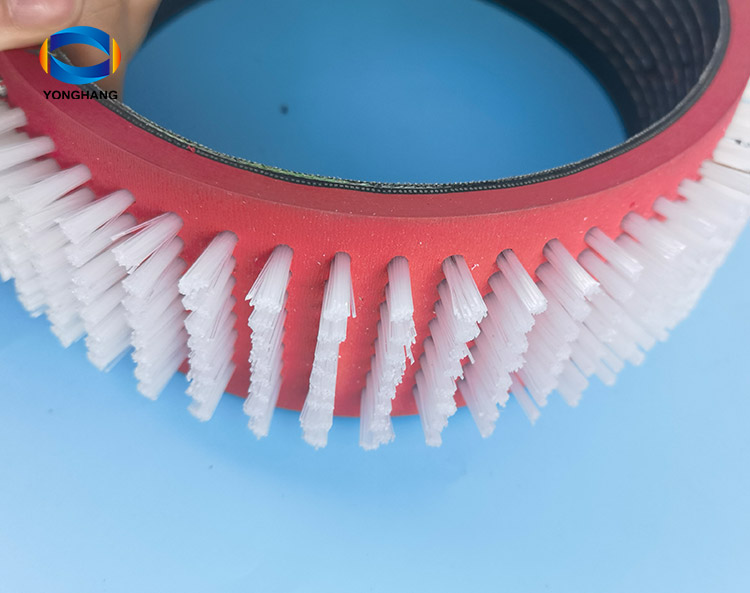 List of reliable suppliers of brushes coated flat belts in 2026 2 brushes coated flat belts used in Automatic Cable Shielding Brushing Machine
