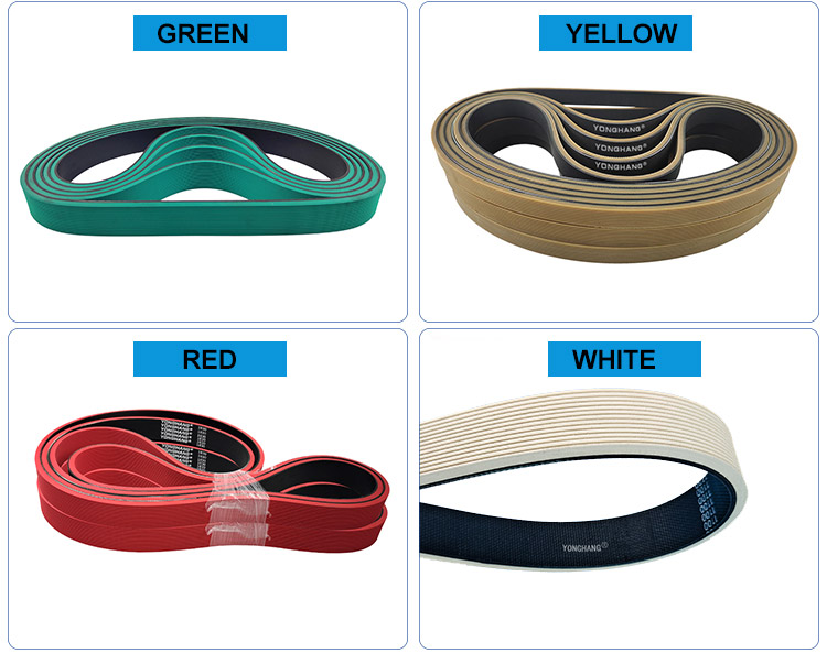 Selection and Application of Folder Gluer Belts in the Paper and Printing Industry 3 surface grooved paper feed belt
