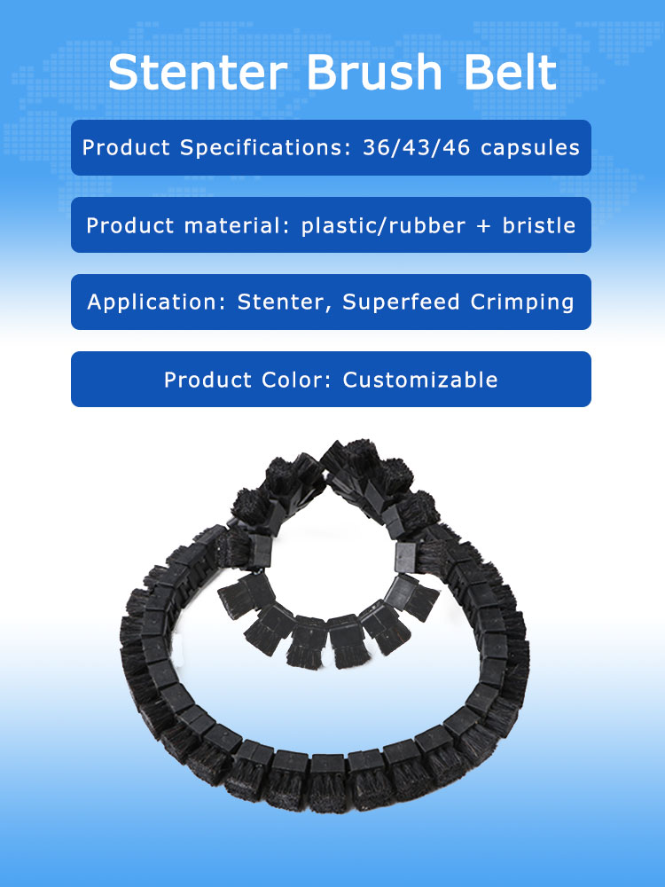 Setting Machine Printing And Dyeing Machine Accessories Belt Brush Tenter 46 36 43 40 Black Bristles 4 毛刷带 02
