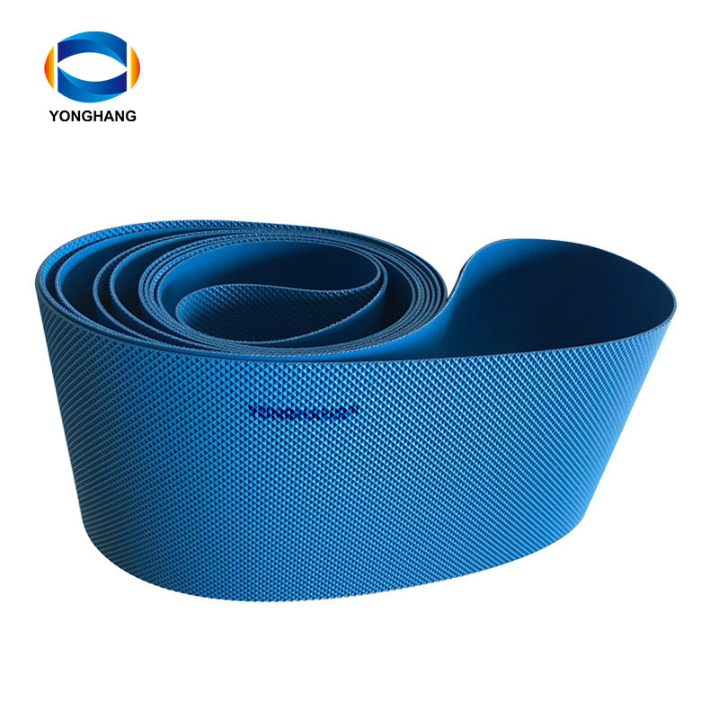 1.8mm PU conveyor belt with diamond pattern