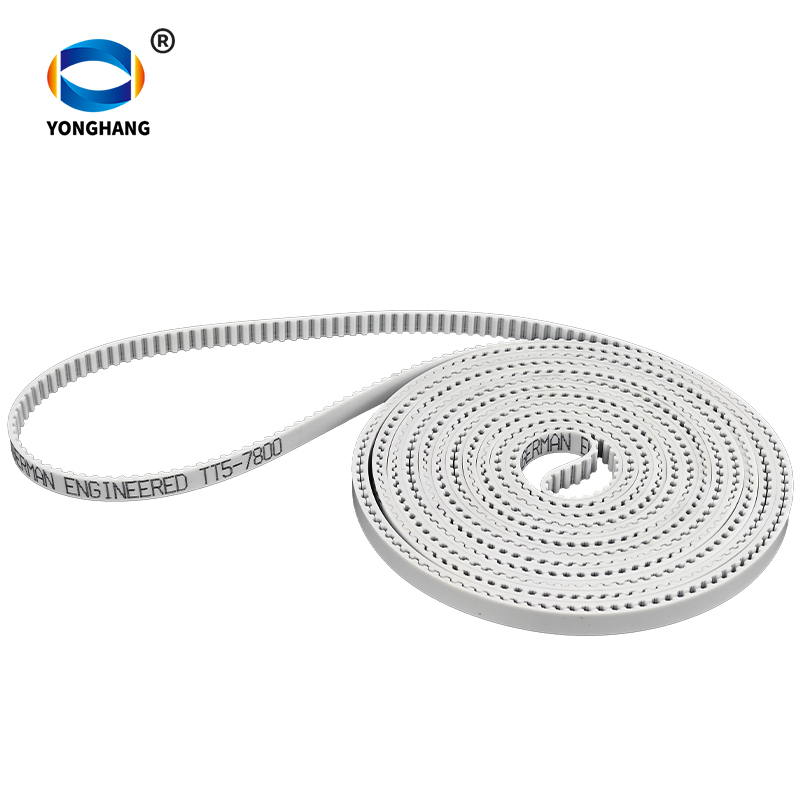 10TT5-7600 white Pu timing belts for circular knitting machine