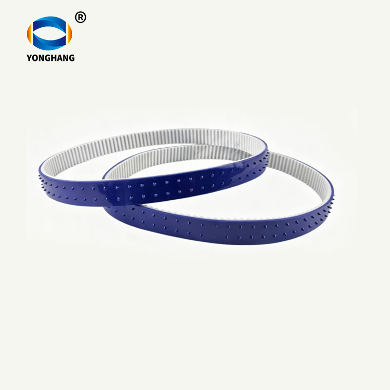 Antibacterial PU spiky pattern coated timing belts
