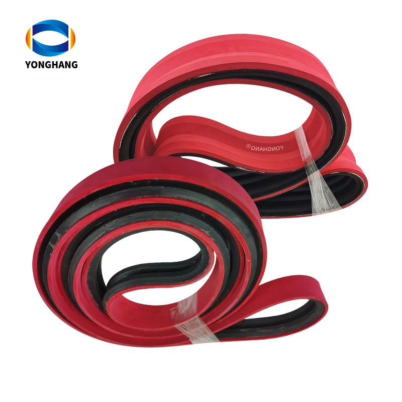 Truly Endless Coated Banded V-Belts: Precision Haul-Off Solutions 5 Banded Vee Haul Off Belts