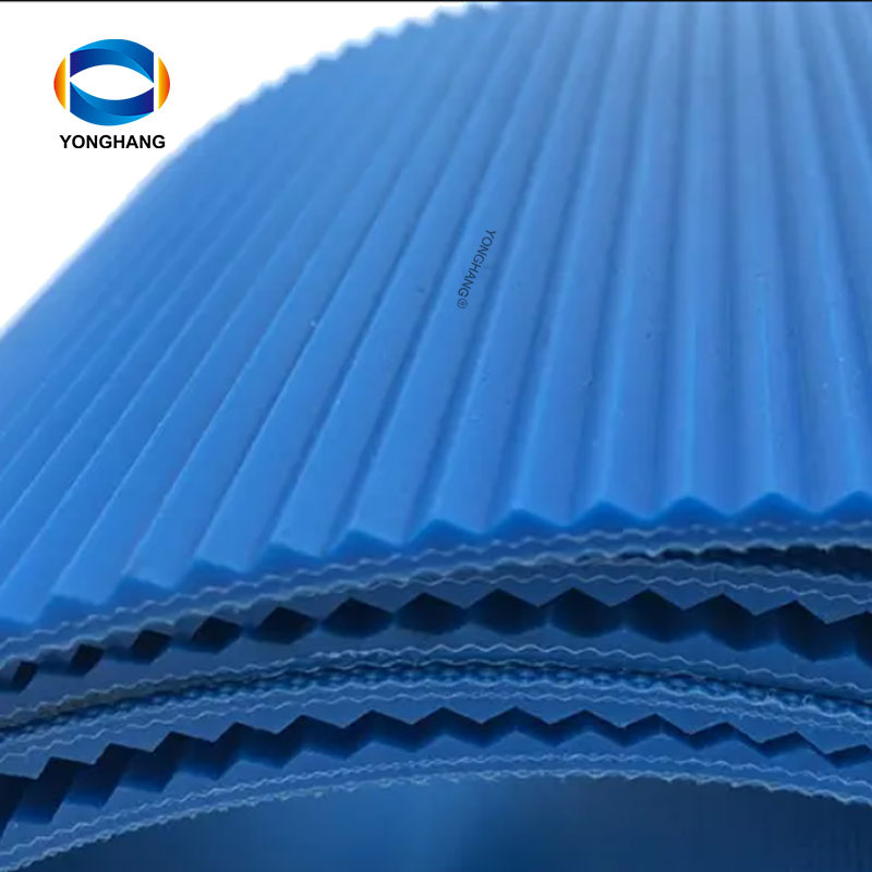 blue Food-grade conveyor belt