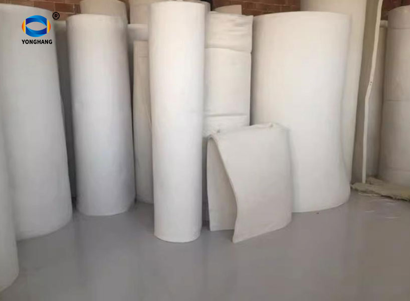600℃PBO Felt Roller tubes For Cooling Table In Aluminum Extrusion Industry 7 felt belts warehouse