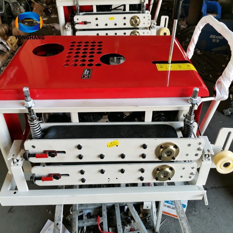 fiber optic haul off machine
