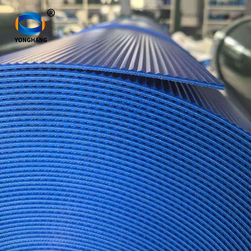 food-grade conveyor Belt Washboard Pattern 