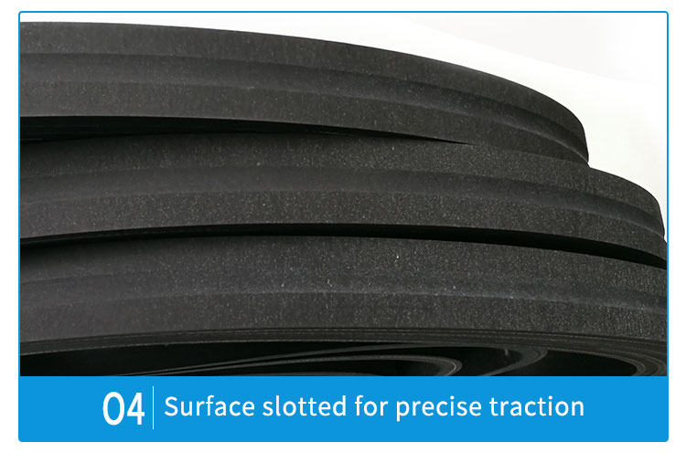 optical cable haul off belts advantage