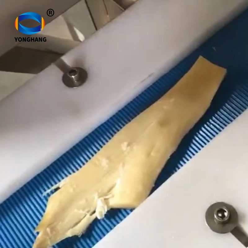 conveyor Belt with washboard Pattern for salmon transport