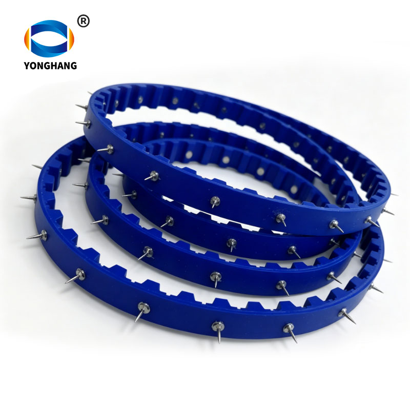 timing belt with tacks