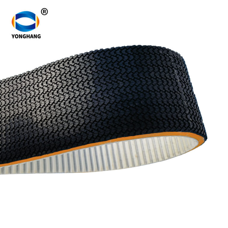 Synchronous belt with waterproof foam + rubber pattern for Solar-powered cleaning robot belt