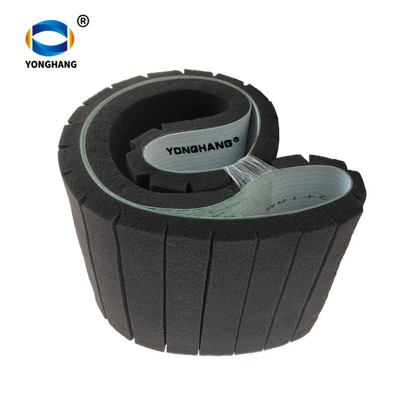 Black sponge belt with transverse groove for Pillow Packing Machine