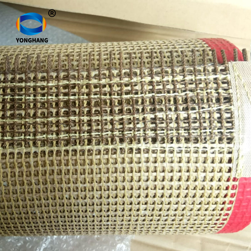 Kevlar+fiberglass mesh belts