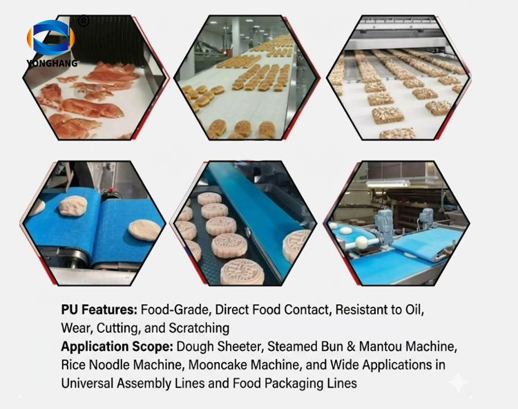 What is the difference between food-grade TPU and PVC conveyor belts? 6 TPU conveyor belts application