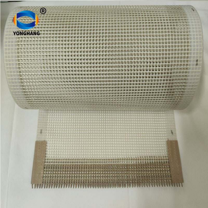 White PTFE mesh belt