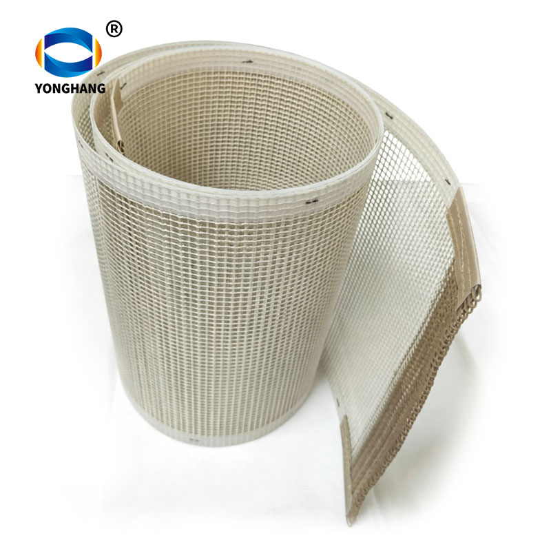 White PTFE mesh belts