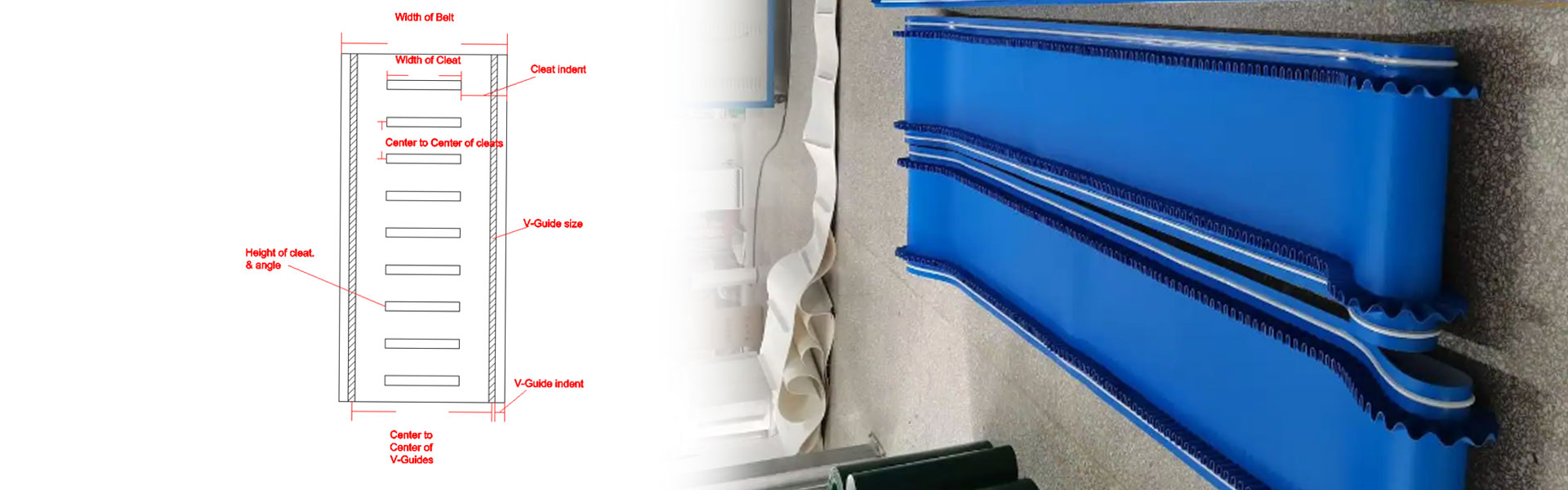 Sidewall and Cleats layout