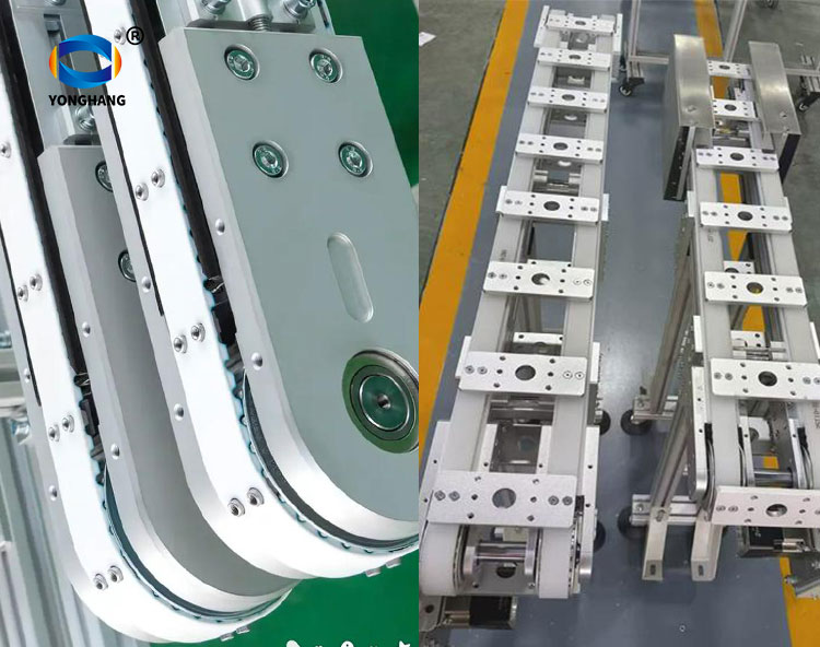 What is the difference in performance between CNC-machined false teeth timing belt and cast false teeth timing belt? 3 false teeth timing belt automated system