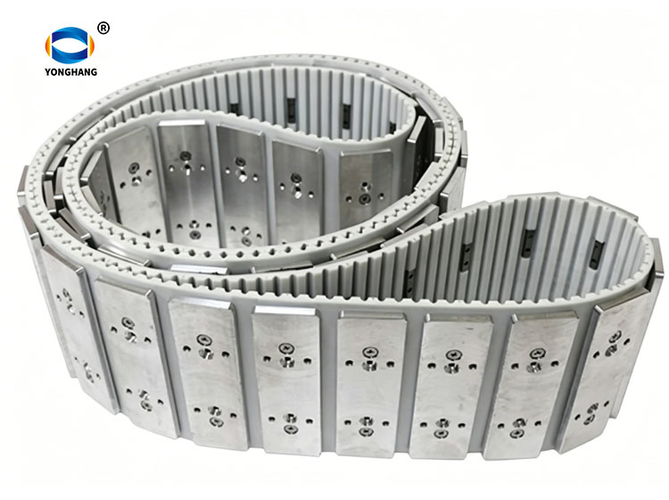 false teeth timing belts with clamp