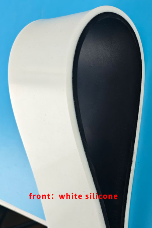 front White silicone