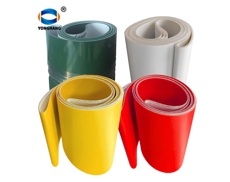 PVC vs. PU Conveyor Belts Material Identification Guide 1 pvc conveyor belt