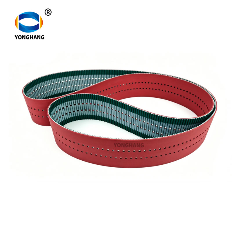 Vacuum timing belt for photovoltaic industry
