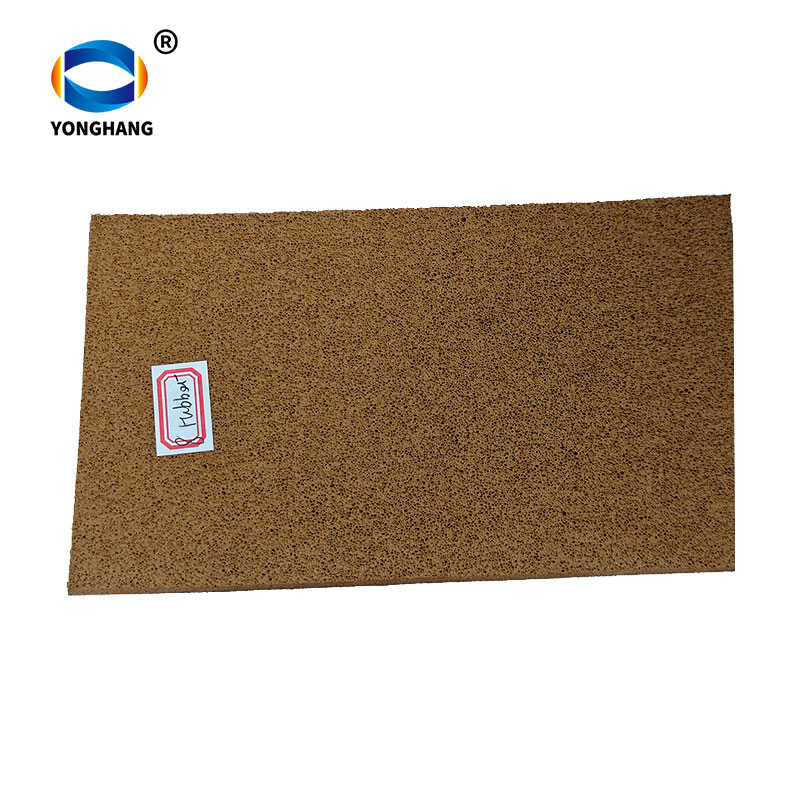 Natural rubber foam brown timing belt backing