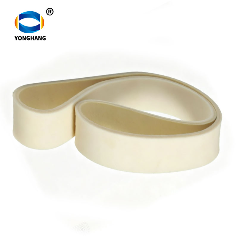 seamless white Silicone conveyor Belt with Felt