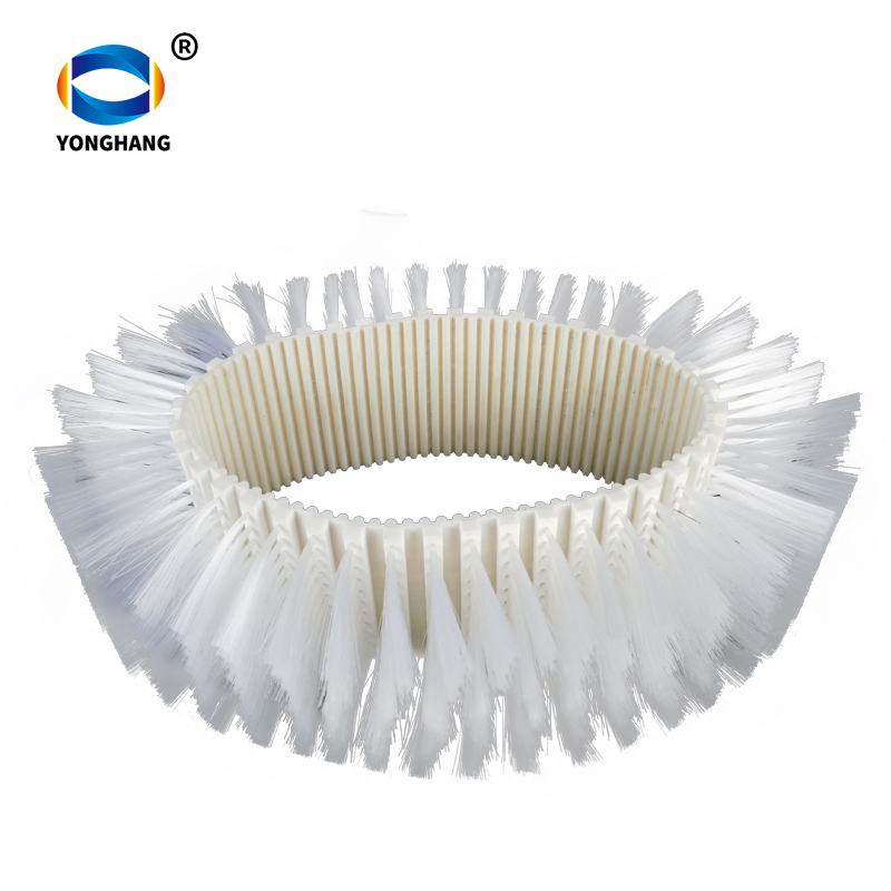 timing Belt with lateral brushes