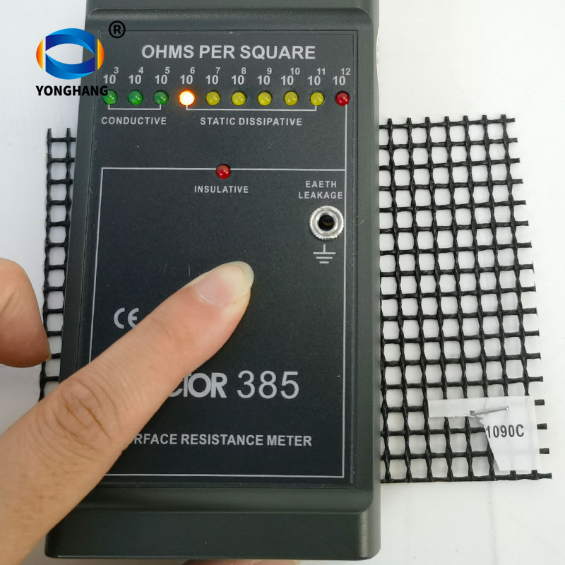 black anti-static PTFE conveyor mesh belt 5 1090C